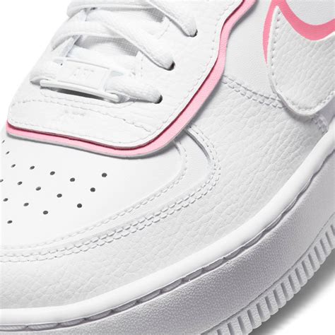 nike airforce 1 wit roze|Nike Air Force 1 white shoes.